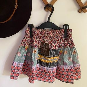Matilda Jane paint by number skirt size 4 NWT